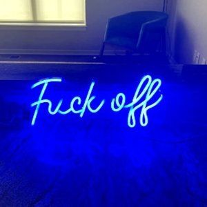 F**K Off Neon Wall Light